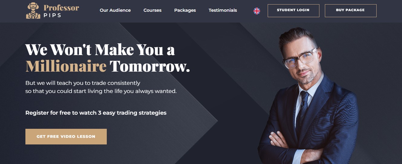 Professor Pips Academy trading platform